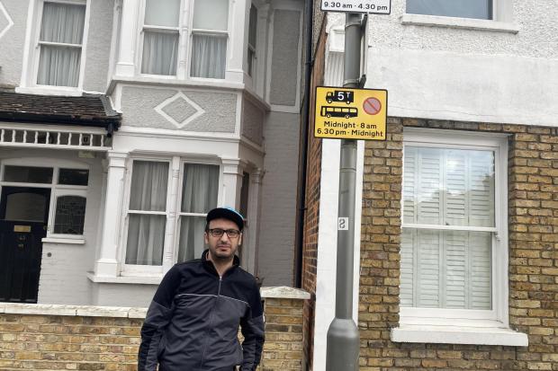Samir Kab says his chances of finding a parking space in his street are already down