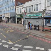 The incident occurred outside Bus Stop C, Morden