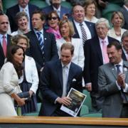 Prince William and the Duchess of Cambridge at Wimbledon