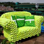 The sofa is a star of BBC Wimbledon coverage