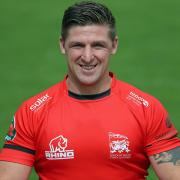 Denied: London Welsh back rower Darren Waters was beaten to hat-trick against Coventry in pre-season by the referee's whistle